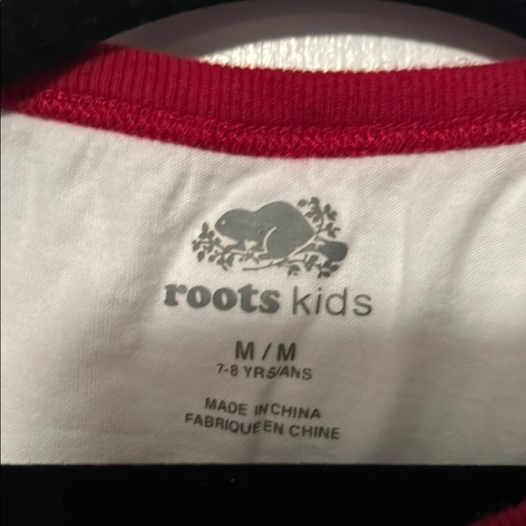 Roots Kids Raglan Shirt - White and Grey - Picture 3 of 3